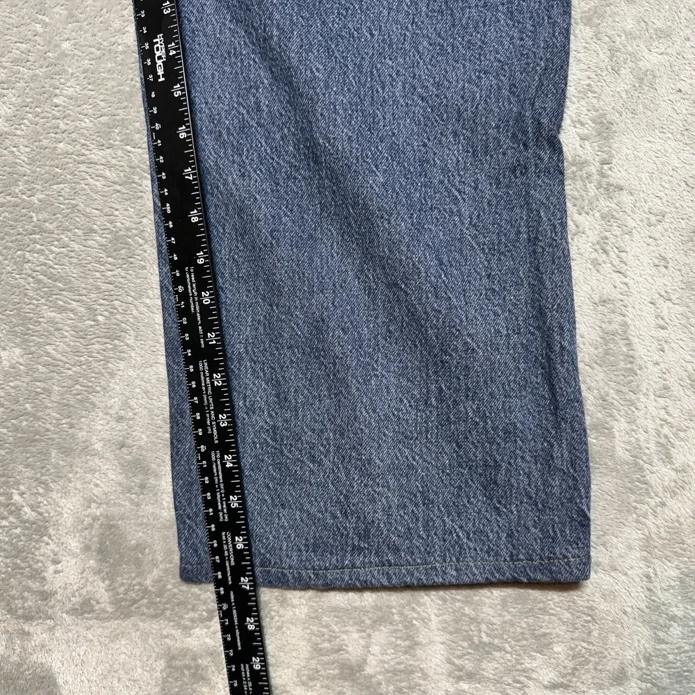 Levi's 565 Loose Straight Fit Jeans Men's 40x27 (Tagged 40x30) Blue Altered‎